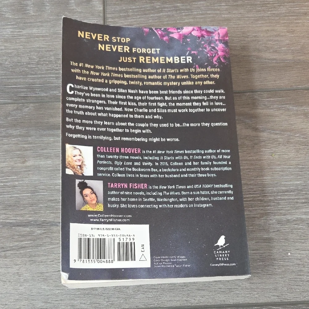 Never Never by Colleen Hoover and Tarryn Fisher Paperback Book - Picture 2 of 3